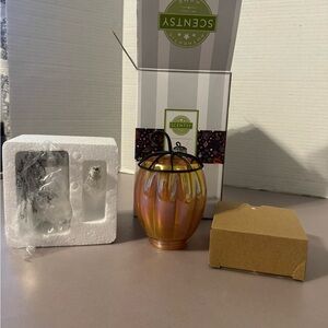 Scentsy Amber Pumpkin Candle Holder